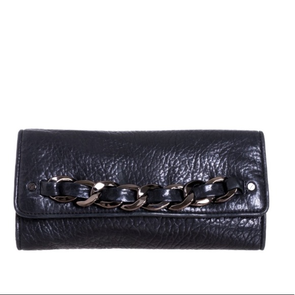 Michael Kors Handbags - Michael Kors black pebbled leather clutch